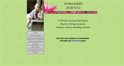 Desktop Screenshot of cathymatthewshomebirth.com